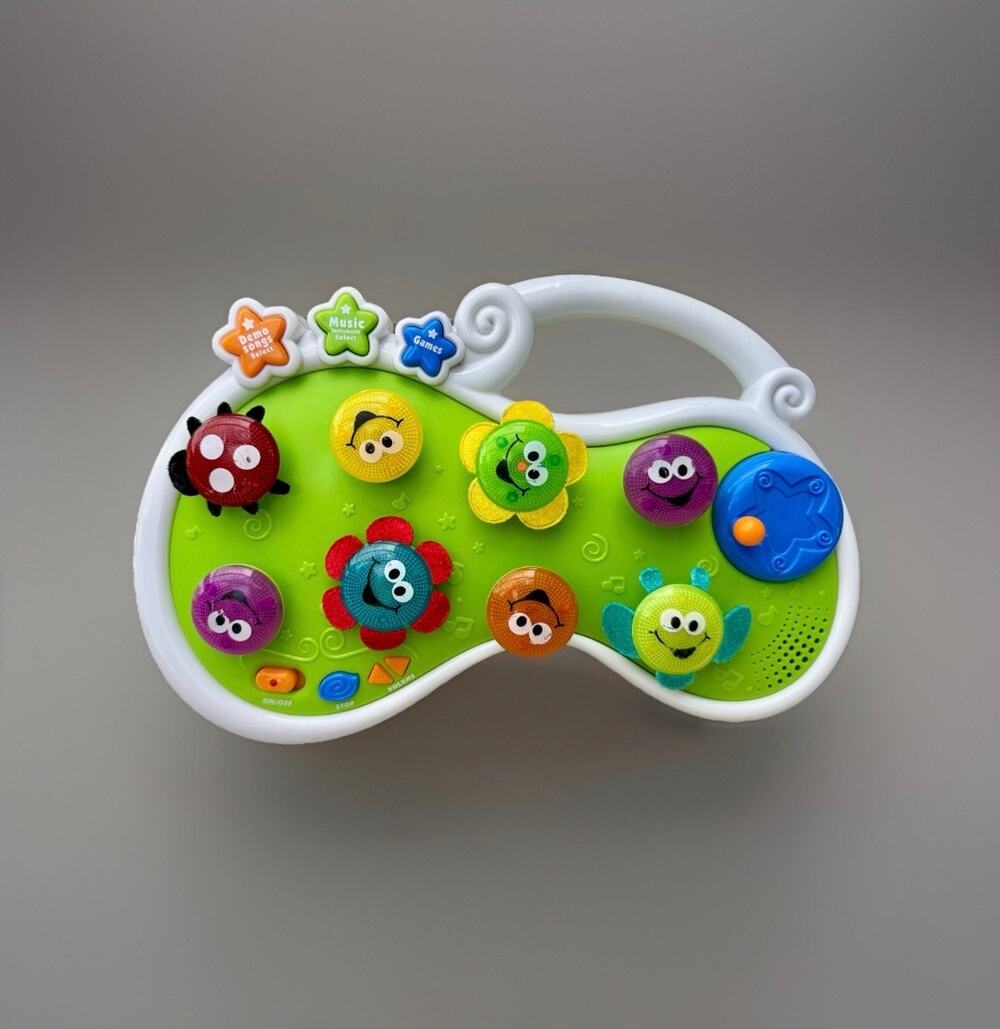Kidoozie Musical Activity Toy Carry Handle Lights Sounds Tested